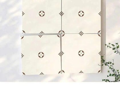 Gạch bông làm từ chất liệu Ceramic cao cấp, độ bền cao, có khả năng chống ăn mòn tốt