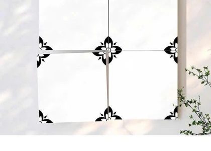 Gạch bông làm từ chất liệu Ceramic cao cấp, độ bền cao, có khả năng chống ăn mòn tốt