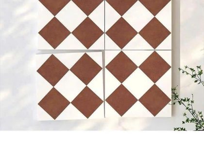 Gạch bông làm từ chất liệu Ceramic cao cấp, độ bền cao, có khả năng chống ăn mòn tốt