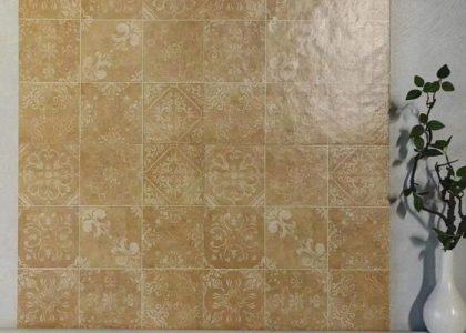 Gạch bông làm từ chất liệu Ceramic cao cấp, độ bền cao, có khả năng chống ăn mòn tốt