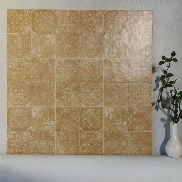 Gạch bông làm từ chất liệu Ceramic cao cấp, độ bền cao, có khả năng chống ăn mòn tốt