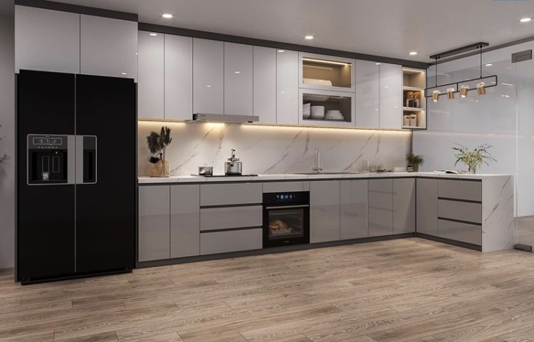 gạch vân gỗ 20x100 cho không gian bếp 