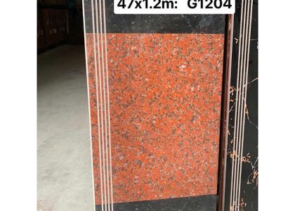 Gạch ốp lát bậc cầu thang có bề mặt bóng, có rãnh, kẻ chỉ, hạn chế trơn trượt tối ưu