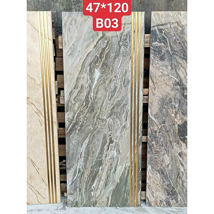 Gạch ốp lát bậc cầu thang có bề mặt bóng, có rãnh, kẻ chỉ, hạn chế trơn trượt tối ưu