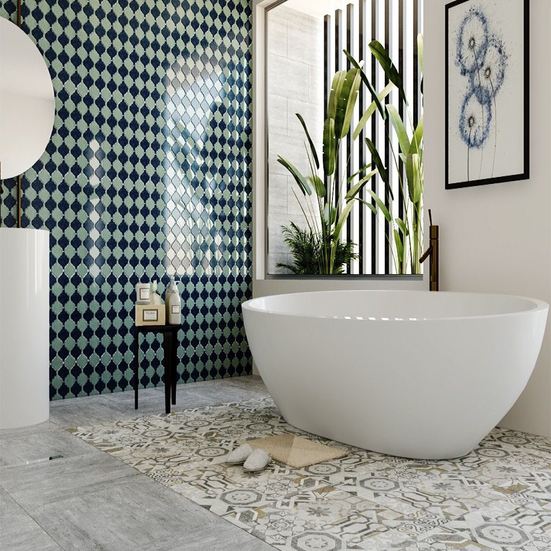 Gạch mosaic – Lựa chọn hoàn hảo cho bể bơi & phòng tắm