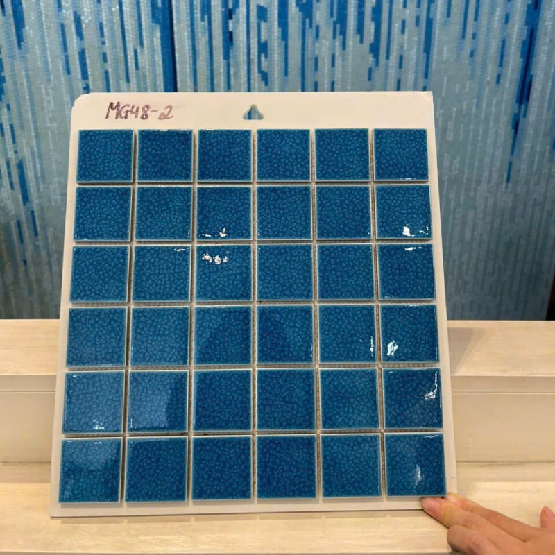 Gạch ốp bể bơi mosaic MT-MG482