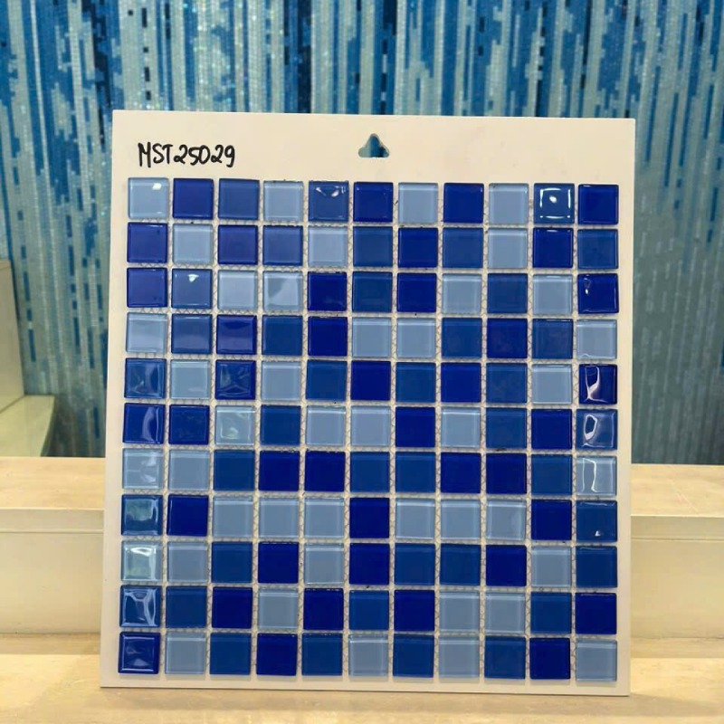Gạch ốp bể bơi mosaic MT-MST25029