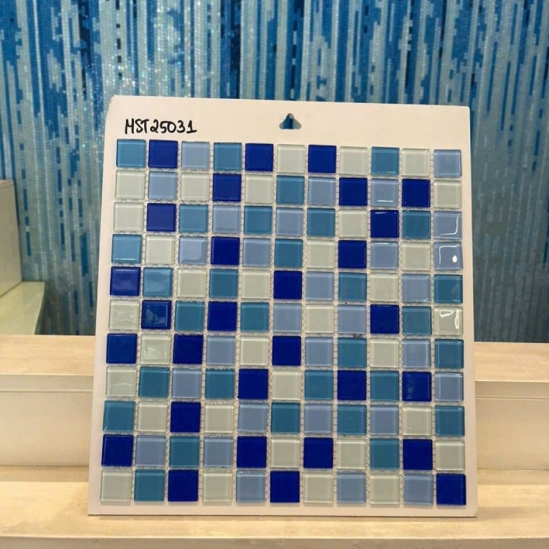 Gạch ốp bể bơi mosaic MT-MST25031