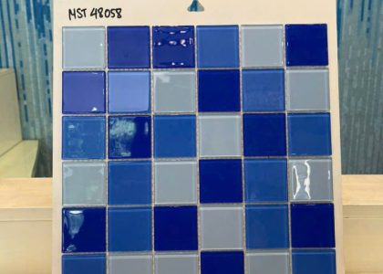 Gạch ốp bể bơi mosaic MT-MST48058