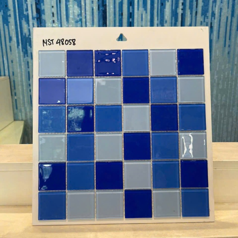 Gạch ốp bể bơi mosaic MT-MST48058