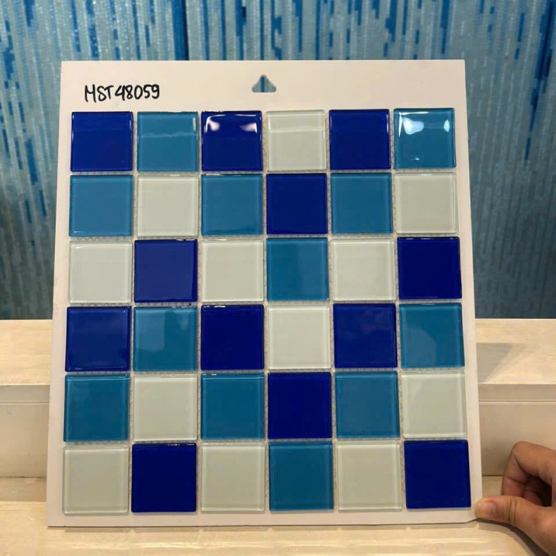 Gạch ốp bể bơi mosaic MT-MST48059