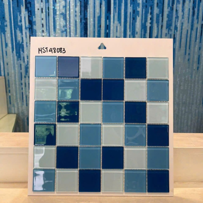 Gạch ốp bể bơi mosaic MT-MST48083