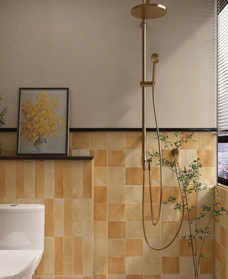 Gạch ốp tường trang trí định hình Kt 400x800mm MT-MF48Y05F
