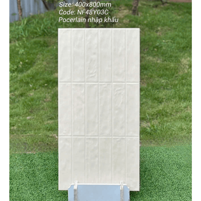 Gạch ốp tường trang trí định hình Kt 400x800mm MT-NF48Y03C
