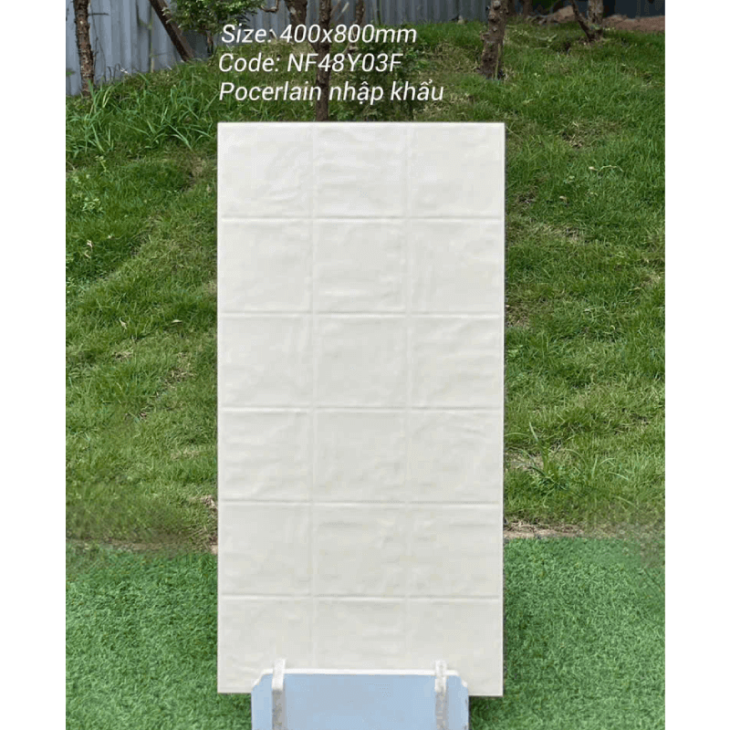 Gạch ốp tường trang trí định hình Kt 400x800mm MT-NF48Y03F