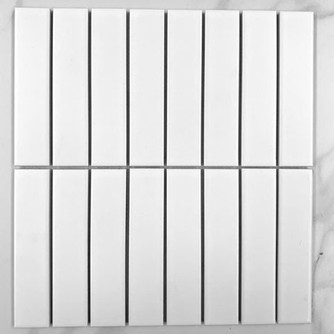 Gạch thẻ que cao cấp có gam màu nhẹ nhàng, phù hợp với phong cách thiết kế hiện đại, vintage, tối giản