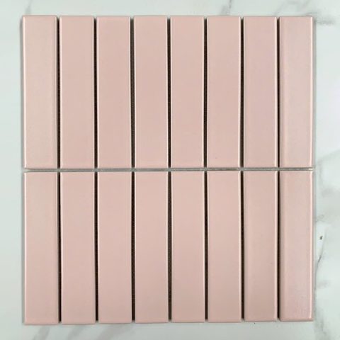 Gạch thẻ que cao cấp có gam màu nhẹ nhàng, phù hợp với phong cách thiết kế hiện đại, vintage, tối giản