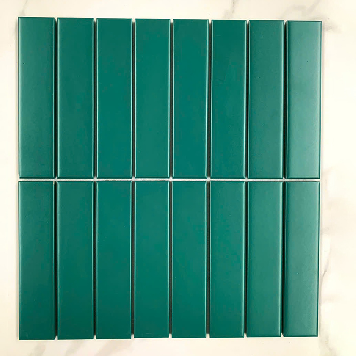 Gạch thẻ que cao cấp có gam màu nhẹ nhàng, phù hợp với phong cách thiết kế hiện đại, vintage, tối giản
