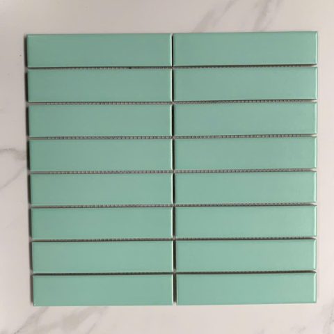 Gạch thẻ que cao cấp có gam màu nhẹ nhàng, phù hợp với phong cách thiết kế hiện đại, vintage, tối giản