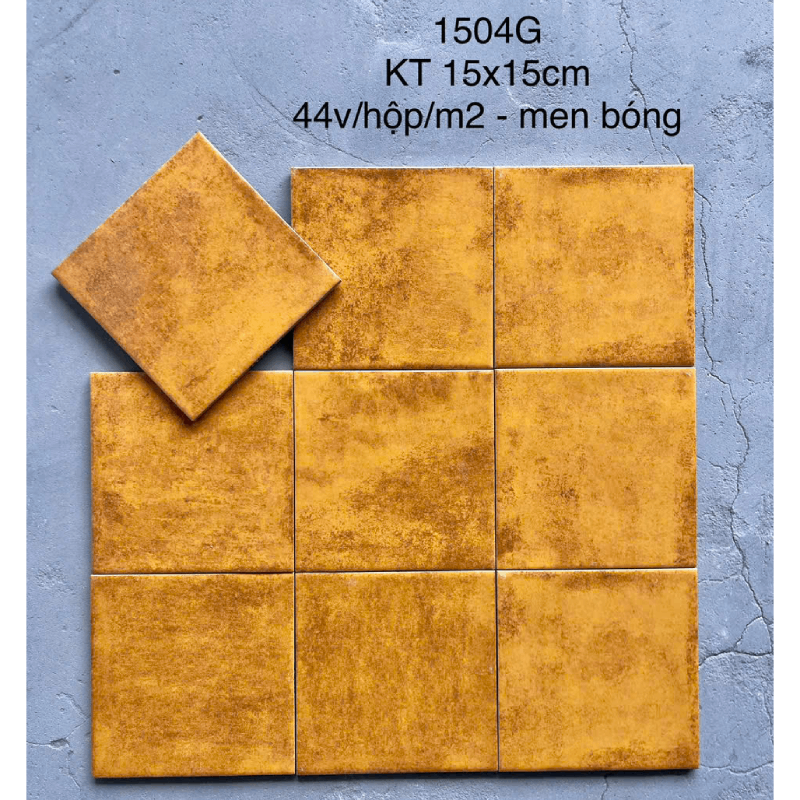 Gạch trang trí cao cấp kích thước 150x150mm MT-1504G