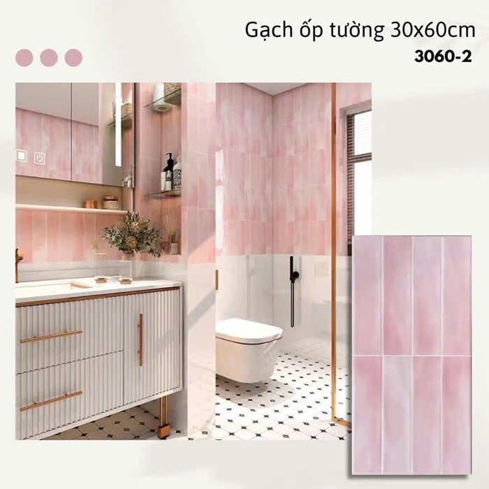 Gạch trang trí định hình 30x60 là dòng gạch Ceramic cao cấp nhập khẩu từ Trung Quốc nổi tiếng