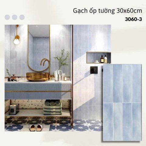 Gạch trang trí định hình 30x60 là dòng gạch Ceramic cao cấp nhập khẩu từ Trung Quốc nổi tiếng
