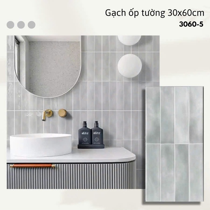 Gạch trang trí định hình 30x60 là dòng gạch Ceramic cao cấp nhập khẩu từ Trung Quốc nổi tiếng