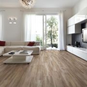 Gạch giả vân gỗ trong thiết kế nội, ngoại thất 2025