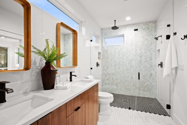 Gạch mosaic không chỉ mang đến vẻ đẹp thẩm mỹ mà còn góp phần tạo nên cảm giác thư giãn và sạch sẽ