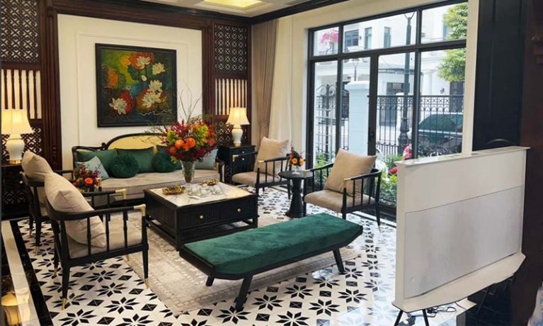 Mang hơi thở cổ điển về nhà với gạch bông lát nền