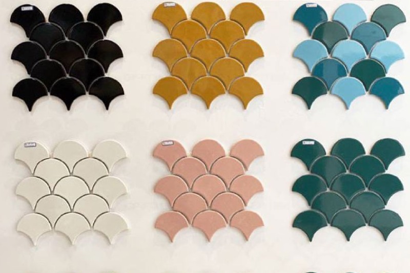 Top 10 mẫu gạch mosaic vảy cá đáng chú ý cho mọi không gian