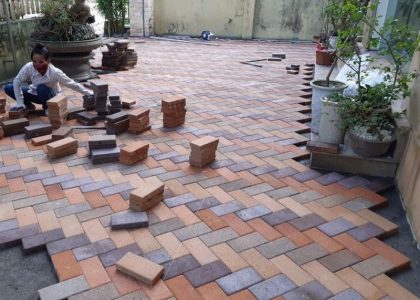Gạch bát cổ lát sân vườn kt 230x230x40mm, kt 230x114x40mm,kt 230x114x30mm MT-GCSV00003