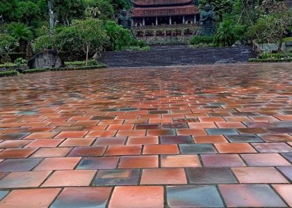 Gạch cổ lát sân vườn cổ kt 300x300x+50mm MT-GCSV00002