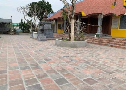 Gạch cổ lát sân vườn cổ kt 300x300x+50mm MT-GCSV00002