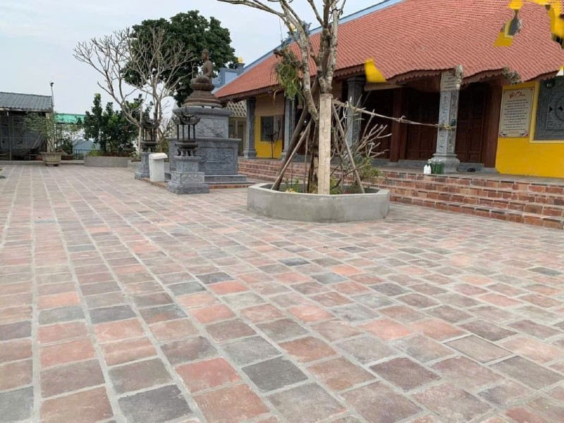 Gạch cổ lát sân vườn cổ kt 300x300x+50mm MT-GCSV00002