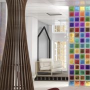 Gạch kính màu lấy sáng – Đa dạng sắc màu, bền đẹp theo thời gian