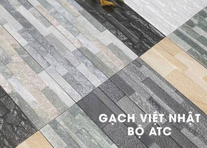 Gạch ốp tường Việt Nhật có bề mặt sắc nét, màu sắc hiện đại, sản phẩm phù hợp với nhiều không gian