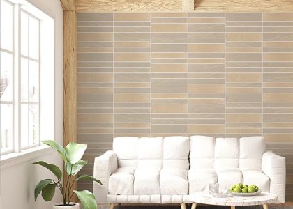Gạch ốp tường Việt Nhật có bề mặt sắc nét, màu sắc hiện đại, sản phẩm phù hợp với nhiều không gian