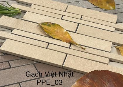 Gạch ốp tường Việt Nhật có bề mặt sắc nét, màu sắc hiện đại, sản phẩm phù hợp với nhiều không gian