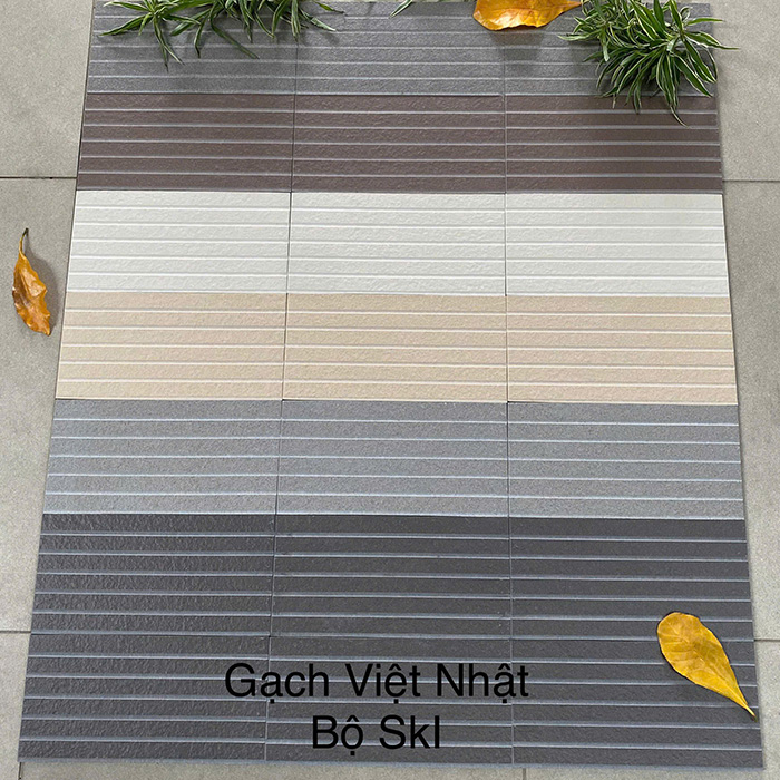Gạch ốp tường Việt Nhật có bề mặt sắc nét, màu sắc hiện đại, sản phẩm phù hợp với nhiều không gian