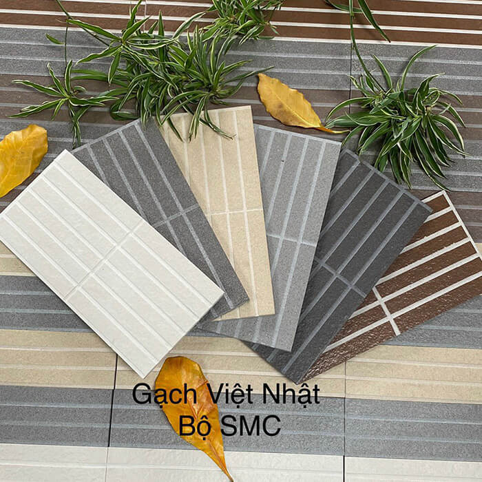Gạch ốp tường Việt Nhật có bề mặt sắc nét, màu sắc hiện đại, sản phẩm phù hợp với nhiều không gian