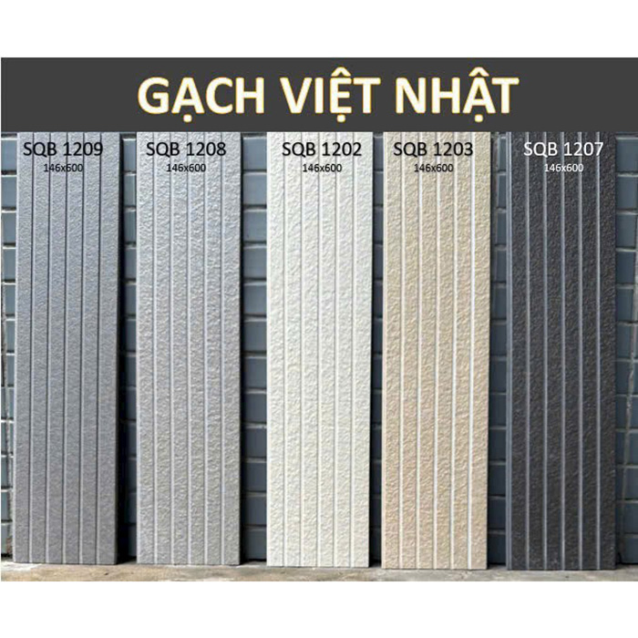 Gạch ốp tường Việt Nhật có bề mặt sắc nét, màu sắc hiện đại, sản phẩm phù hợp với nhiều không gian