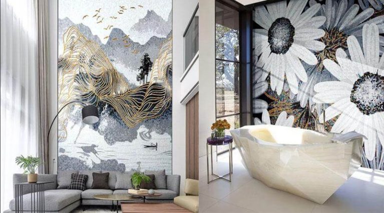 Gạch tranh mosaic là gì? Ưu điểm & Ứng dụng thực tế
