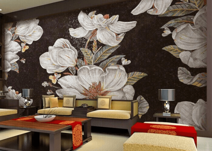 Ứng dụng thực tế của gạch tranh mosaic trong không gian sống