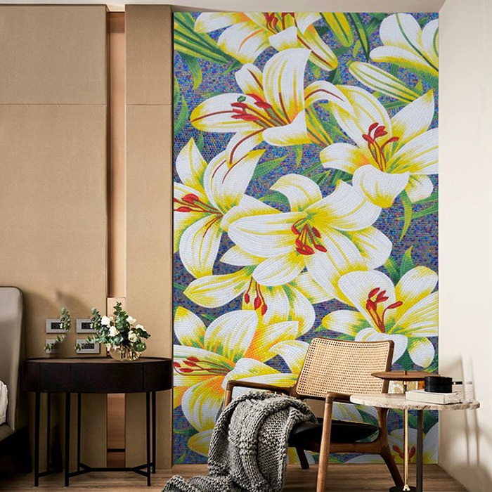 Ứng dụng thực tế của gạch tranh mosaic trong không gian sống