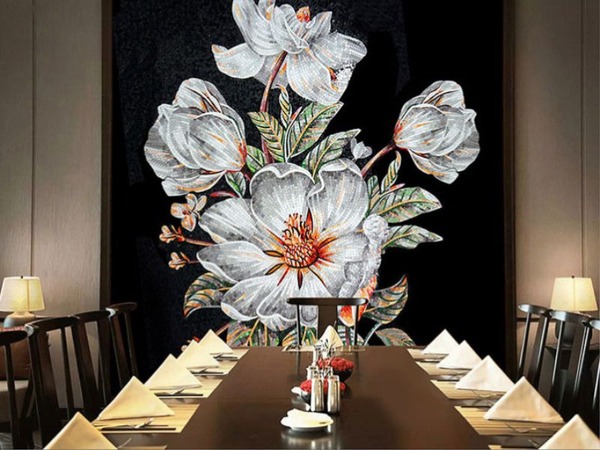 Ứng dụng thực tế của gạch tranh mosaic trong không gian sống