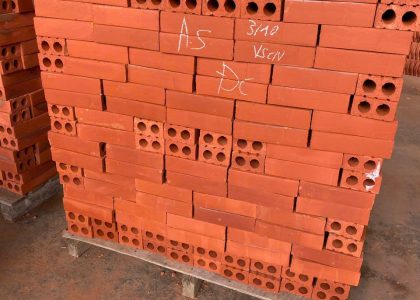 Gạch xây không trát gốm nung kt 205x100x60mm MT-GCX00003