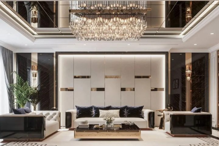 Gạch ốp tường đẹp cho phòng khách – Gợi ý thiết kế sang trọng, hiện đại