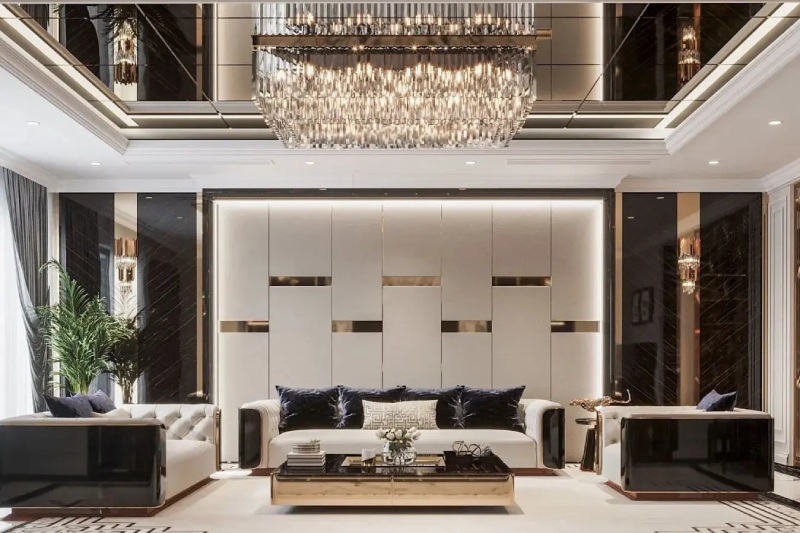 Gạch ốp tường đẹp cho phòng khách – Gợi ý thiết kế sang trọng, hiện đại