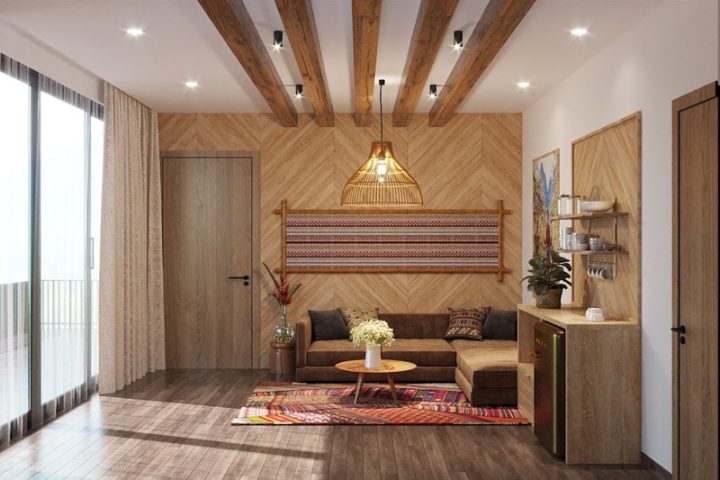 Gạch ốp tường đẹp cho phòng khách – Gợi ý thiết kế sang trọng, hiện đại